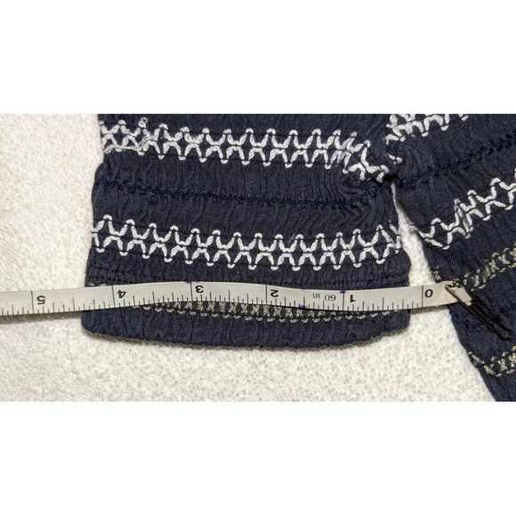 Anthropologie Saturday Sunday Gray White Fit and Flare Dress - Picture 8 of 11